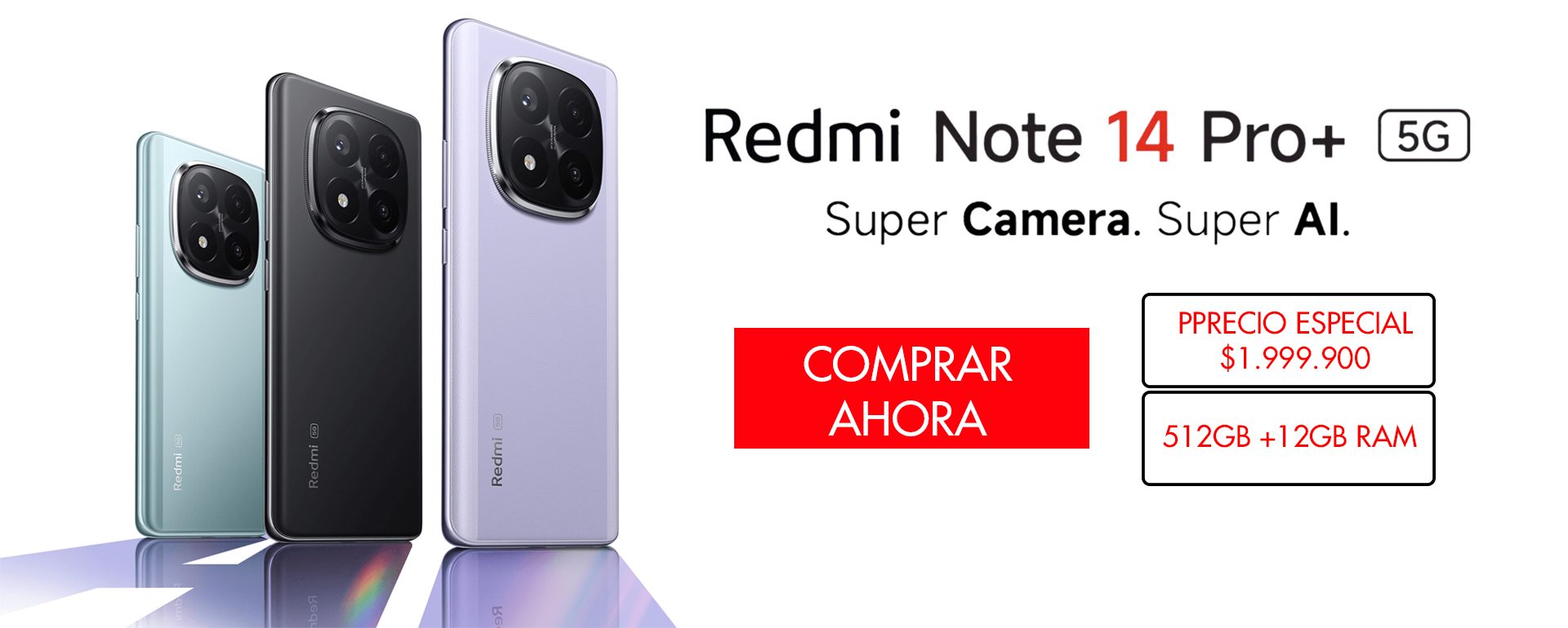 Banner Redmi note 14 Pro plus