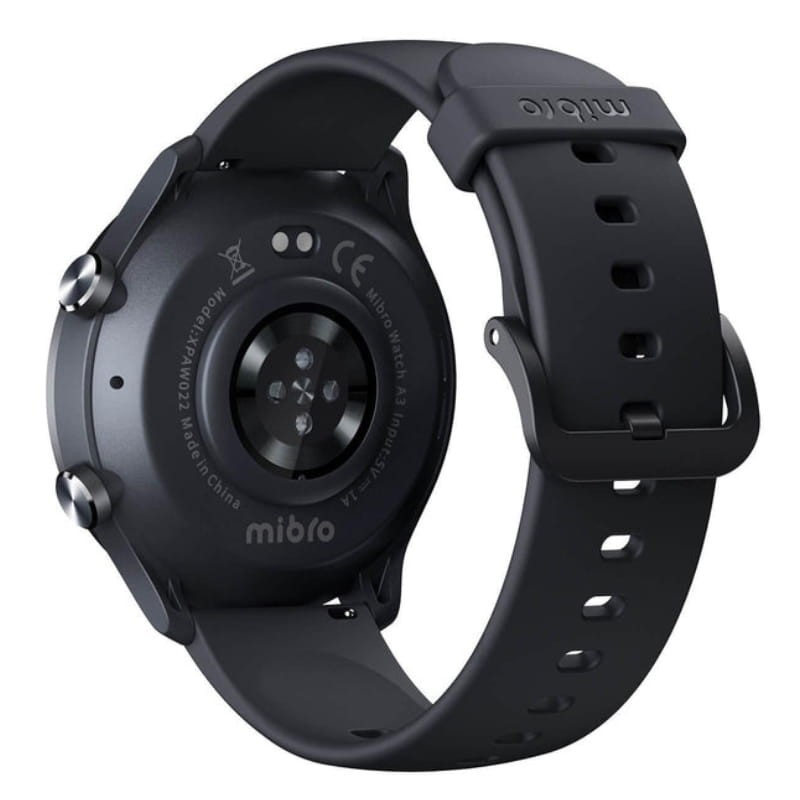 Mibro Watch A3 smartwatch con diseño elegante, monitoreo de salud y múltiples modos deportivos.