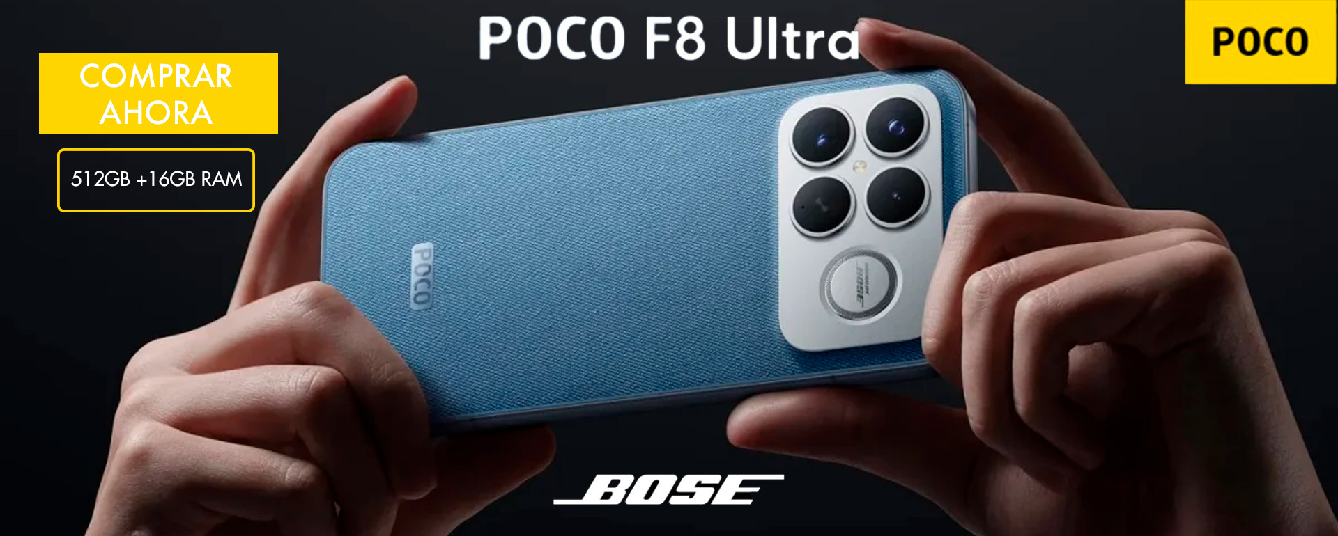 POCO F8 Ultra smartphone de alto rendimiento con diseño premium y potencia extrema