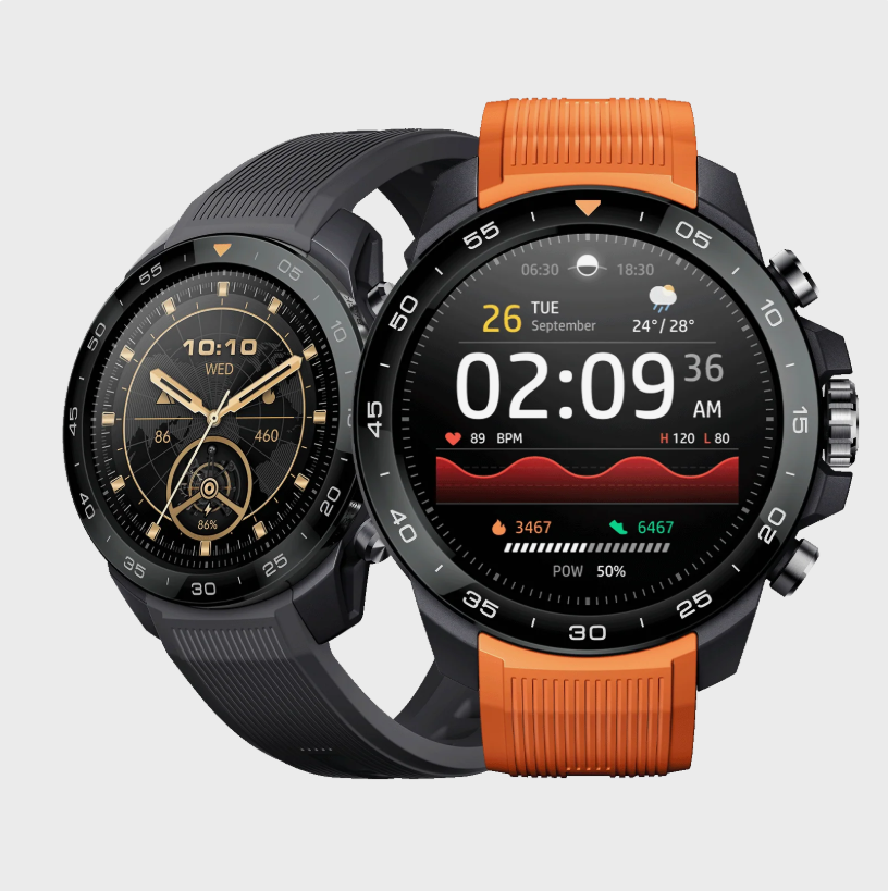 Mibro Explorer S smartwatch con diseño deportivo, funciones inteligentes y monitoreo diario