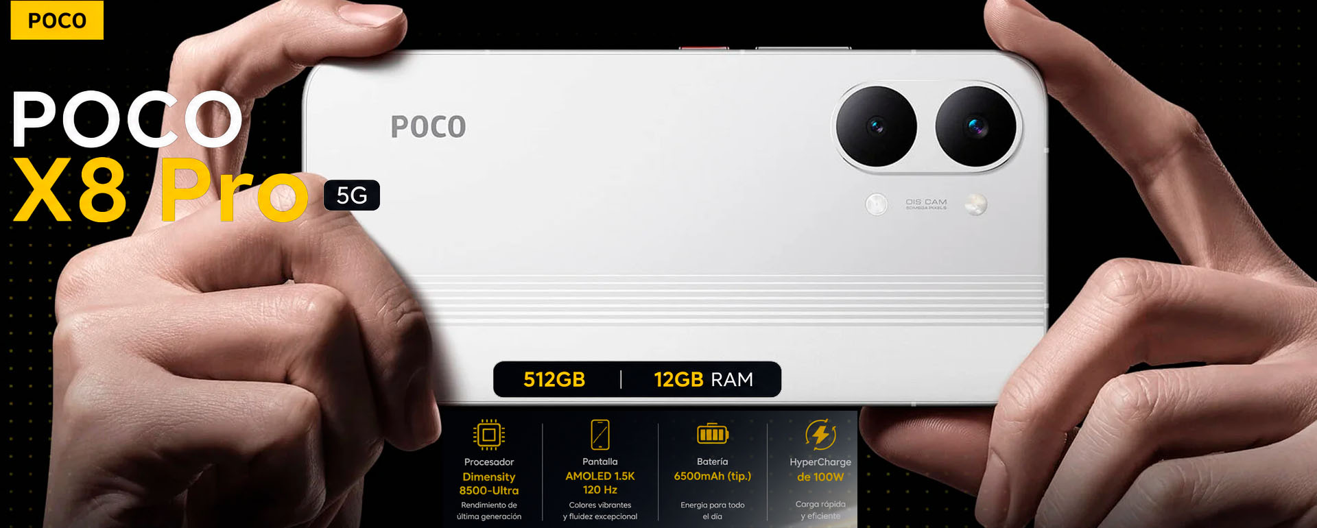 POCO X8 Pro 5G 512 GB + 12 GB RAM