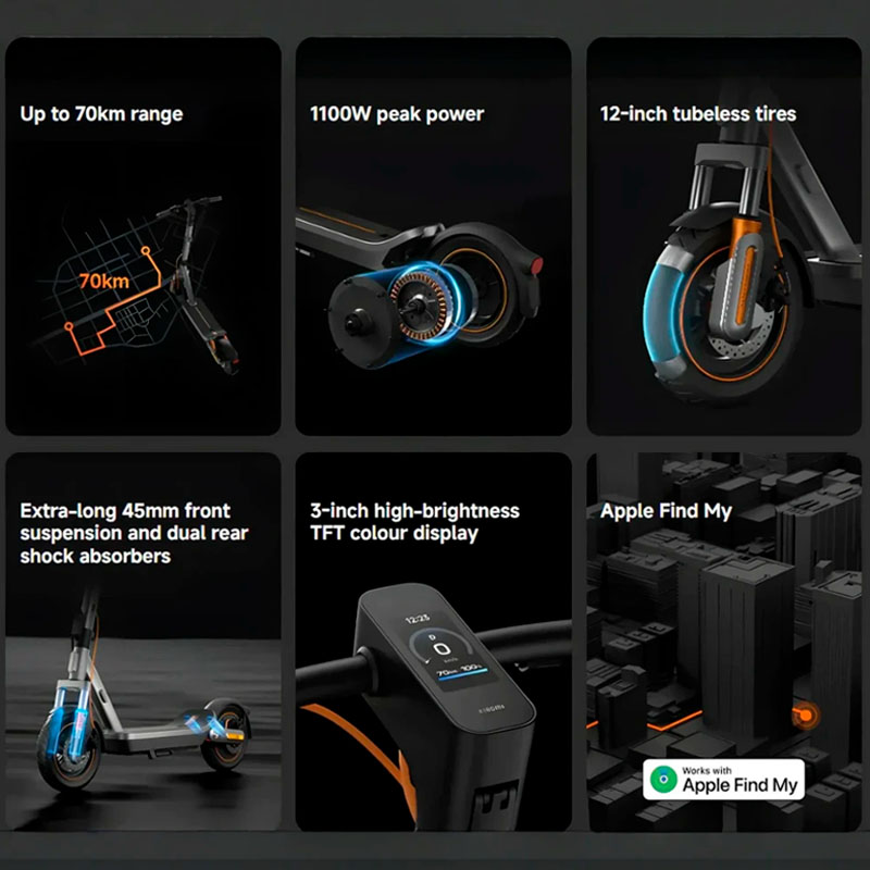 Xiaomi Electric Scooter 6 Max 8 Xiaomi Electric Scooter 6 Max patineta eléctrica con gran autonomía, potente motor y diseño premium para movilidad urbana.